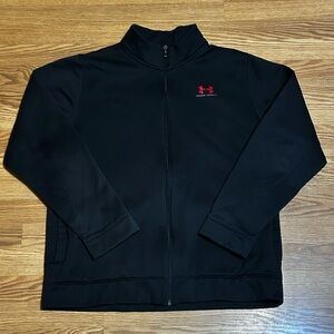 Men’s Under Armour Jacket Sz XL Black/Red